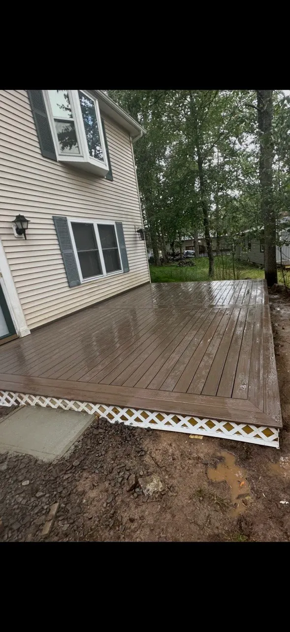 Deck rebuild progress photo