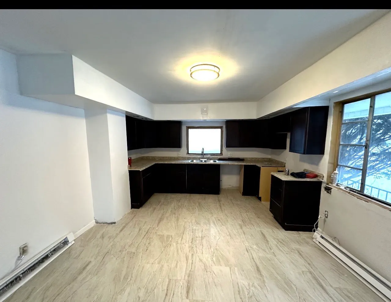 Kitchen remodel finish